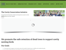 Tablet Screenshot of cavityconservation.com